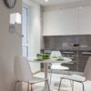 Sieninis šviestuvas Napoli 1xE27 + 1W LED Baltas / Chromase