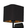 Sieninis šviestuvas NAPOLI BLACK/GOLD 1xE27