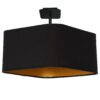 Šviestuvas podsufitowa NAPOLI BLACK/GOLD 1xE27