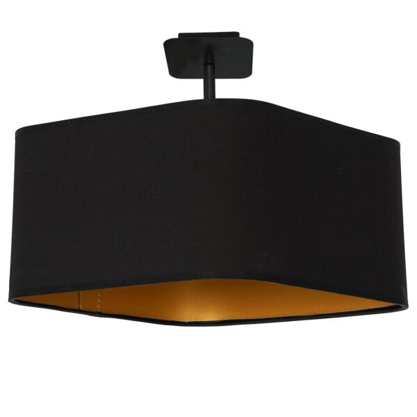 Šviestuvas podsufitowa NAPOLI BLACK/GOLD 1xE27