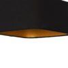 Šviestuvas podsufitowa NAPOLI BLACK/GOLD 1xE27