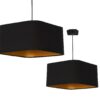 Pakabinamas šviestuvas NAPOLI BLACK/GOLD 1xE27