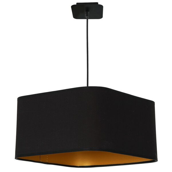 Pakabinamas šviestuvas NAPOLI BLACK/GOLD 1xE27
