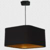Pakabinamas šviestuvas NAPOLI BLACK/GOLD 1xE27