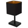 Stalinė lempa NAPOLI BLACK/GOLD 1xE27