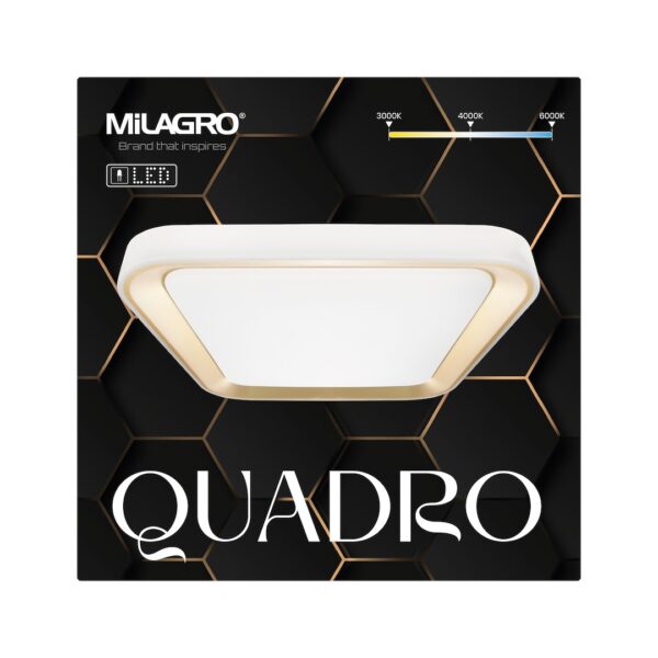 ml7930e Plafonas QUADRO GOLD 38W