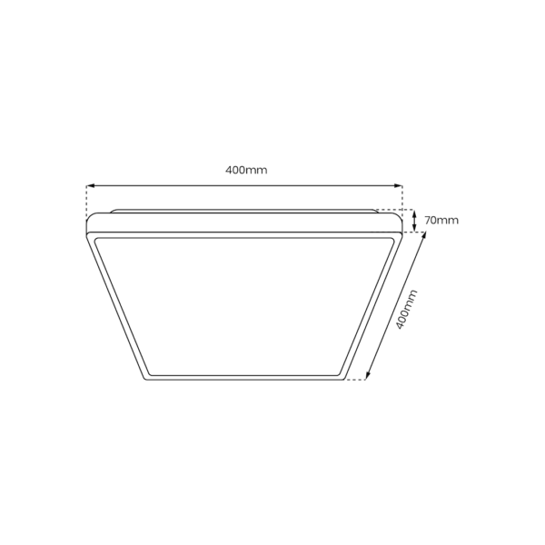 ml7930f Plafonas QUADRO GOLD 38W