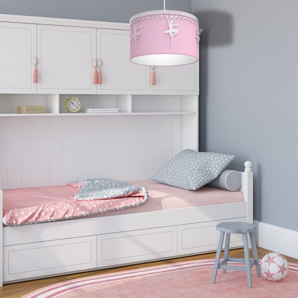 Pakabinamas šviestuvas BALETNICA PINK 1XE27