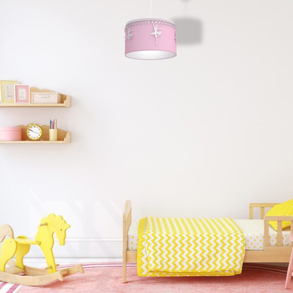 Pakabinamas šviestuvas BALETNICA PINK 1XE27
