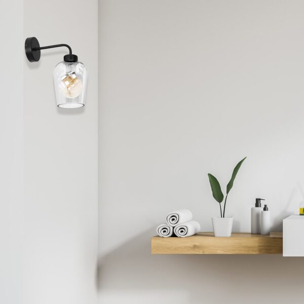 mlp6599c Wall lamp SANTIAGO CLEAR 1xE27