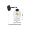 mlp6599e Wall lamp SANTIAGO CLEAR 1xE27