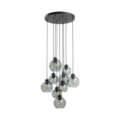 10208_CUBUS_A Pakabinamas šviestuvas Cubus Graphite 9 apvalus