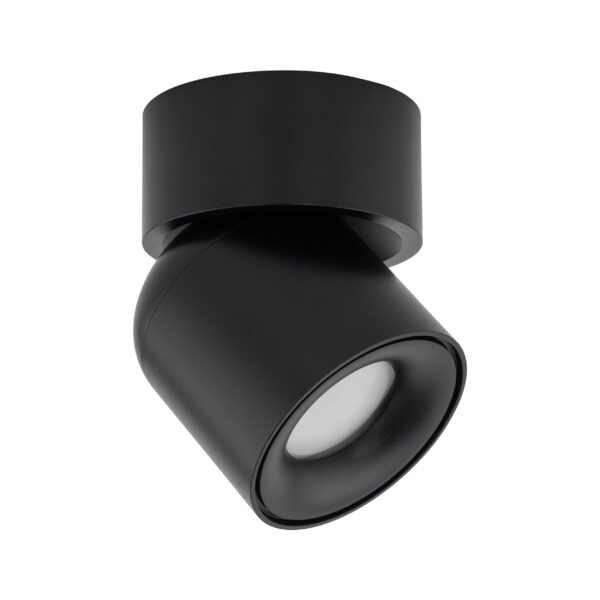 10575_TWIST_BLACK_A Lubinis ir sieninis šviestuvas Twist Black GU10