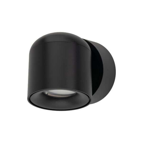 10575_TWIST_BLACK_D Lubinis ir sieninis šviestuvas Twist Black GU10