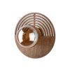 11013_LUNAR_WOOD_GLASS_A Sieninis šviestuvas Lunar Wood 1xG9 250