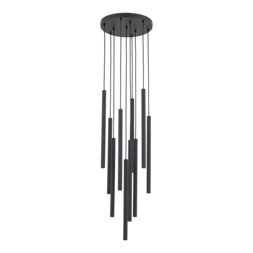 11492_FERRO_BLACK_A Pakabinamas šviestuvas Ferro Black 10xG9 apvalus