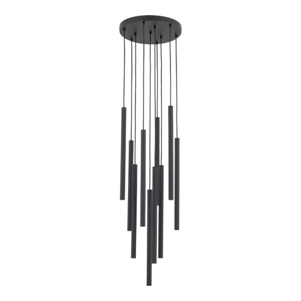 11492_FERRO_BLACK_A Pakabinamas šviestuvas Ferro Black 10xG9 apvalus