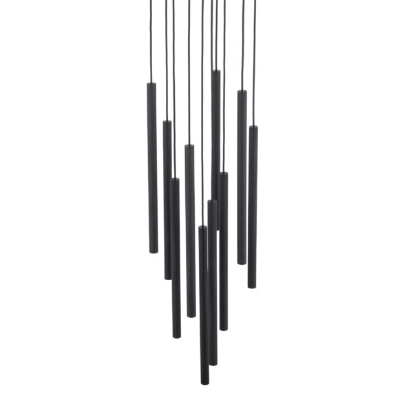 11492_FERRO_BLACK_D Pakabinamas šviestuvas Ferro Black 10xG9 apvalus