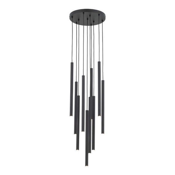 11492_FERRO_BLACK_O Pakabinamas šviestuvas Ferro Black 10xG9 apvalus