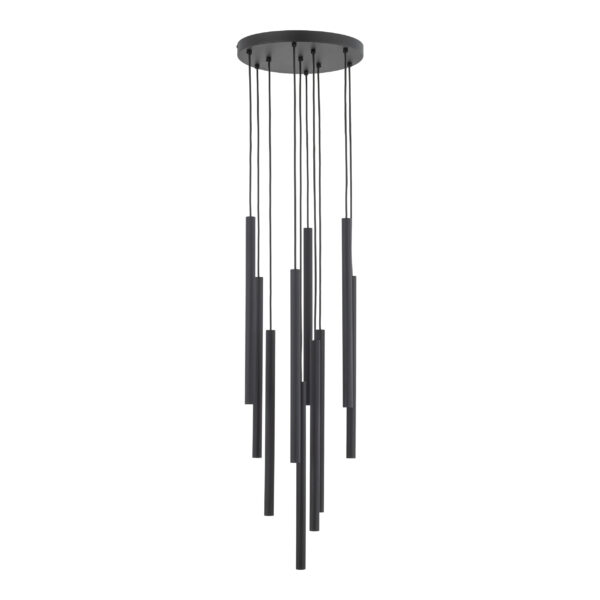 11492_FERRO_BLACK_W Pakabinamas šviestuvas Ferro Black 10xG9 apvalus