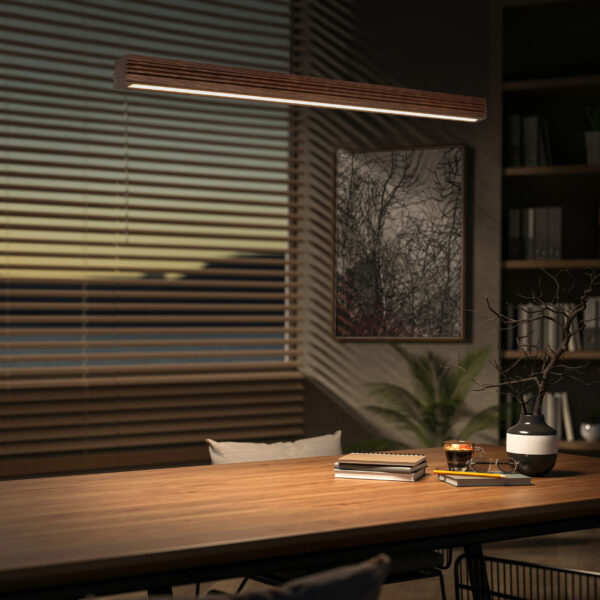 11653_VIGA_WOOD_LED_B2 Pakabinamas LED šviestuvas Viga Wood pušis riešutmedis 24W