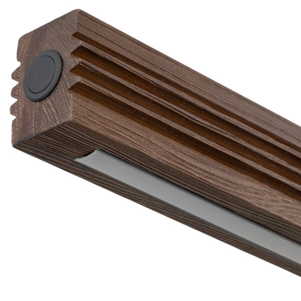 11654_VIGA_WOOD_LED_D Pakabinamas LED šviestuvas Viga Wood pušis riešutmedis 24W