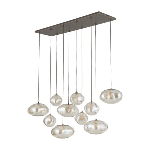 11793_NEBIA_A Pakabinamas šviestuvas Nebia New Brown 10xG9