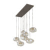 11793_NEBIA_P Pakabinamas šviestuvas Nebia New Brown 10xG9