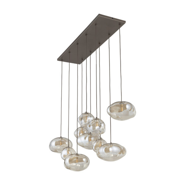 11793_NEBIA_P Pakabinamas šviestuvas Nebia New Brown 10xG9