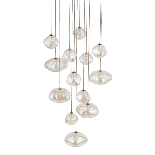 11794_NEBIA_D_G Pakabinamas šviestuvas Nebia New Brown 13xG9