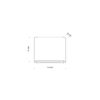 18082_ARWENA_GRAY_S_R Sieninis LED šviestuvas Arwena S Gray IP54 3W