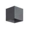 18086_CUBE_GRAY_A Sieninis LED šviestuvas Cube Gray IP54 2x5W