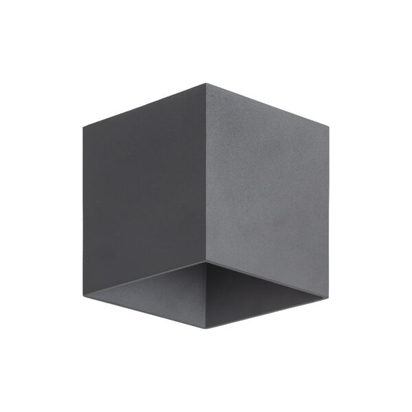 18086_CUBE_GRAY_A Sieninis LED šviestuvas Cube Gray IP54 2x5W