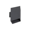 18086_CUBE_GRAY_LP Sieninis LED šviestuvas Cube Gray IP54 2x5W