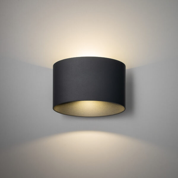 18087_VERTO_GRAY_B Sieninis LED šviestuvas Verto Gray IP54 2x5W