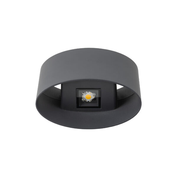 18087_VERTO_GRAY_P Sieninis LED šviestuvas Verto Gray IP54 2x5W