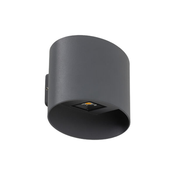 18087_VERTO_GRAY_PL Sieninis LED šviestuvas Verto Gray IP54 2x5W