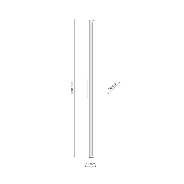 18176_LINEA_R Sieninis LED šviestuvas Linea M IP65