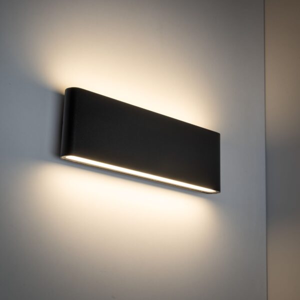 18186_ARWENA_L_B1 Sieninis LED šviestuvas Arwena L Black IP54