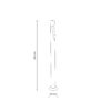 19003_SENA_L_R Pastatomas LED šviestuvas Sena L IP65 5W