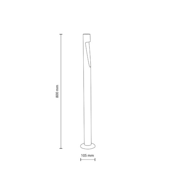 19003_SENA_L_R Pastatomas LED šviestuvas Sena L IP65 5W