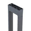 19005_ARIUS_L_GRAY_D_G Pastatomas LED šviestuvas Arius L Gray IP54 10W