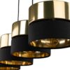 4342_HILTON_D Pakabinamas šviestuvas Hilton Black/Gold 4