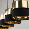 4342_HILTON_D1 Pakabinamas šviestuvas Hilton Black/Gold 4