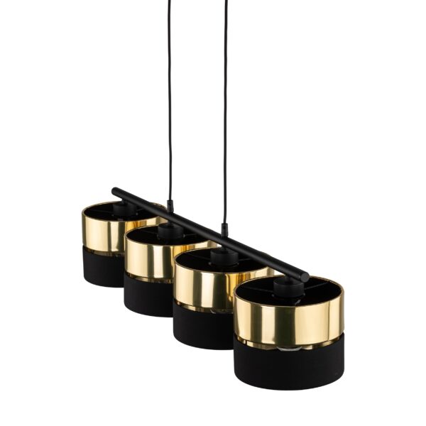 4342_HILTON_G Pakabinamas šviestuvas Hilton Black/Gold 4