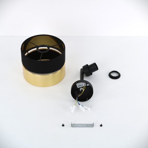 4344_HILTON_X Sieninis šviestuvas Hilton Black/Gold 1