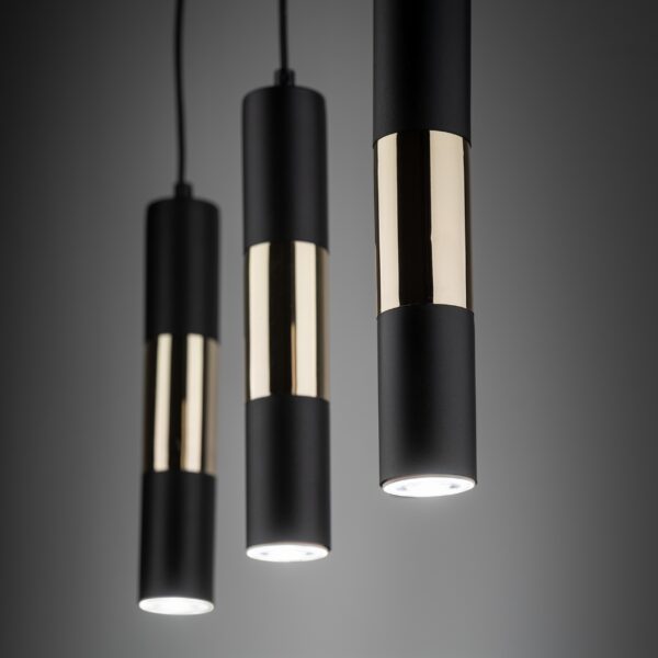 4757_VIVIEN_B_1 Pakabinamas šviestuvas Vivien Black/Gold 3 Juosta