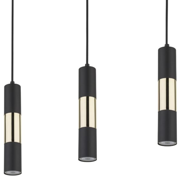 4757_VIVIEN_D Pakabinamas šviestuvas Vivien Black/Gold 3 Juosta