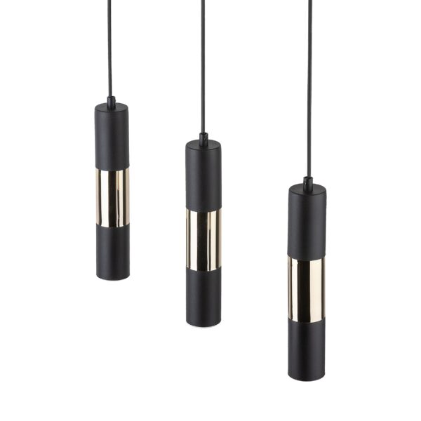4757_VIVIEN_D_1 Pakabinamas šviestuvas Vivien Black/Gold 3 Juosta