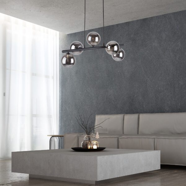 6707_ESTERA_BLACK_B Pendant lamp Estera Black 5
